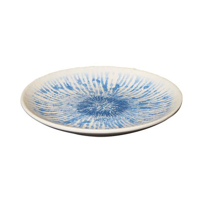 Melamine Round Plate - Catalina Light Blue