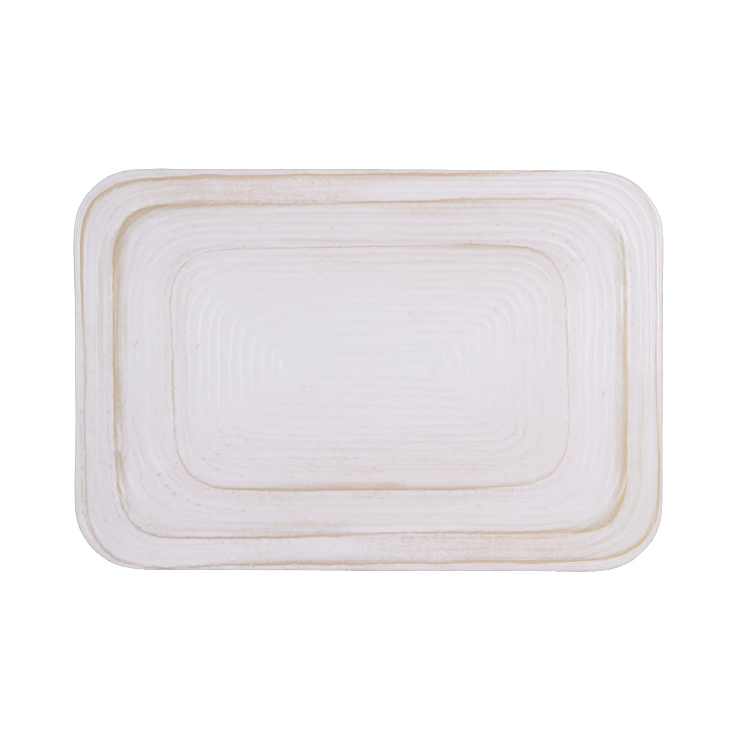 Melamine Rectangular Serving Dish - Off White Design