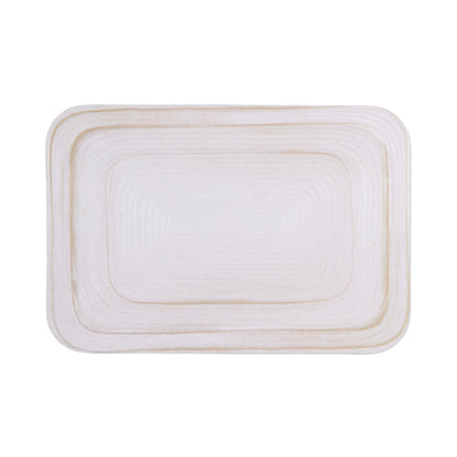 Melamine Rectangular Serving Dish - Off White Design