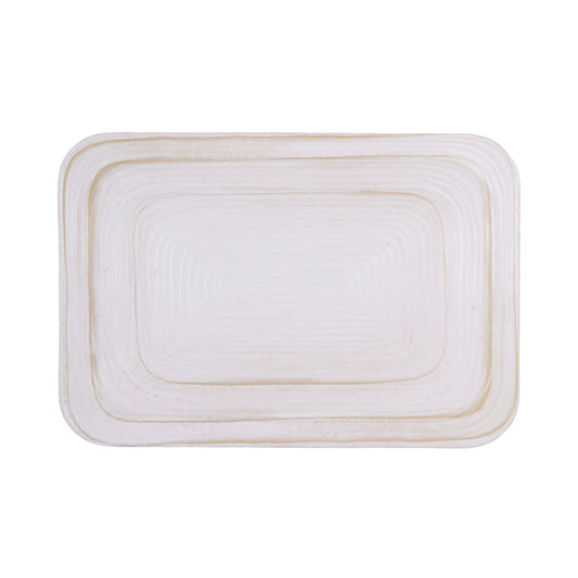 Melamine Rectangular Serving Dish - Off White Design