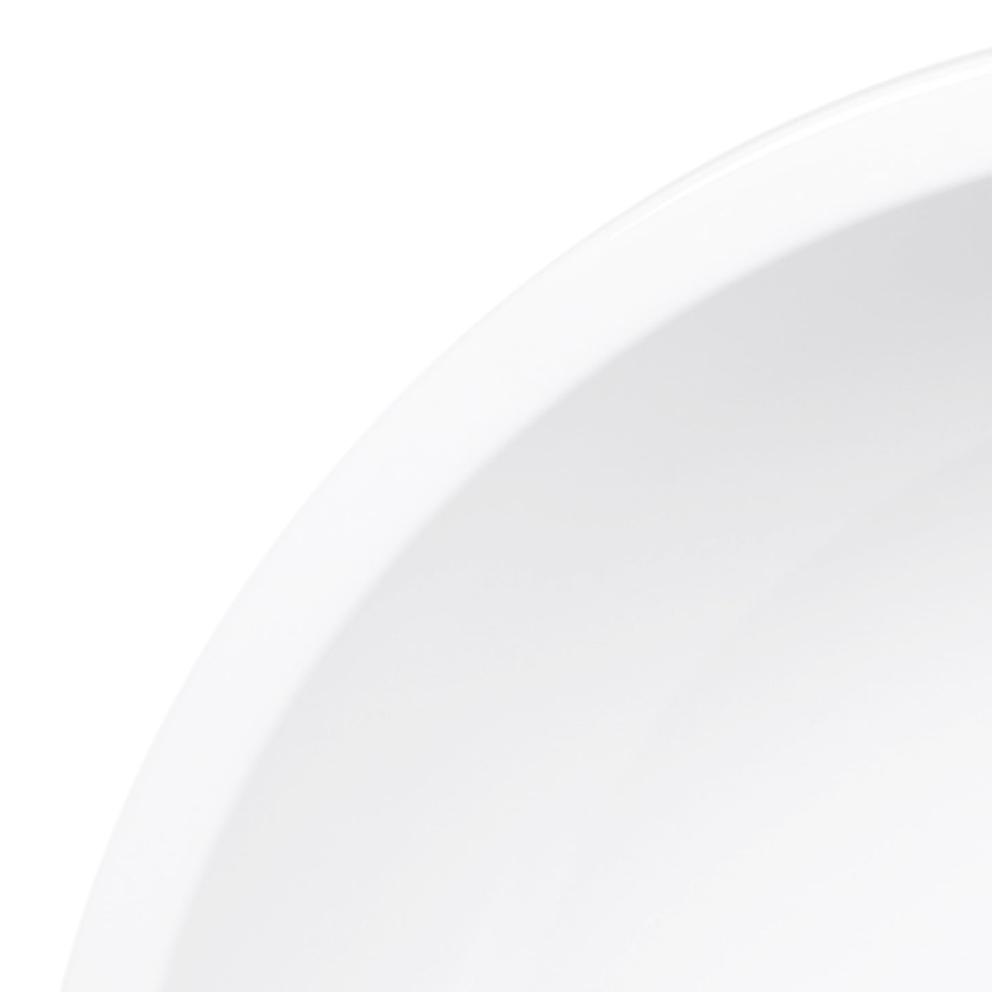 Melamine Round Bowl - White