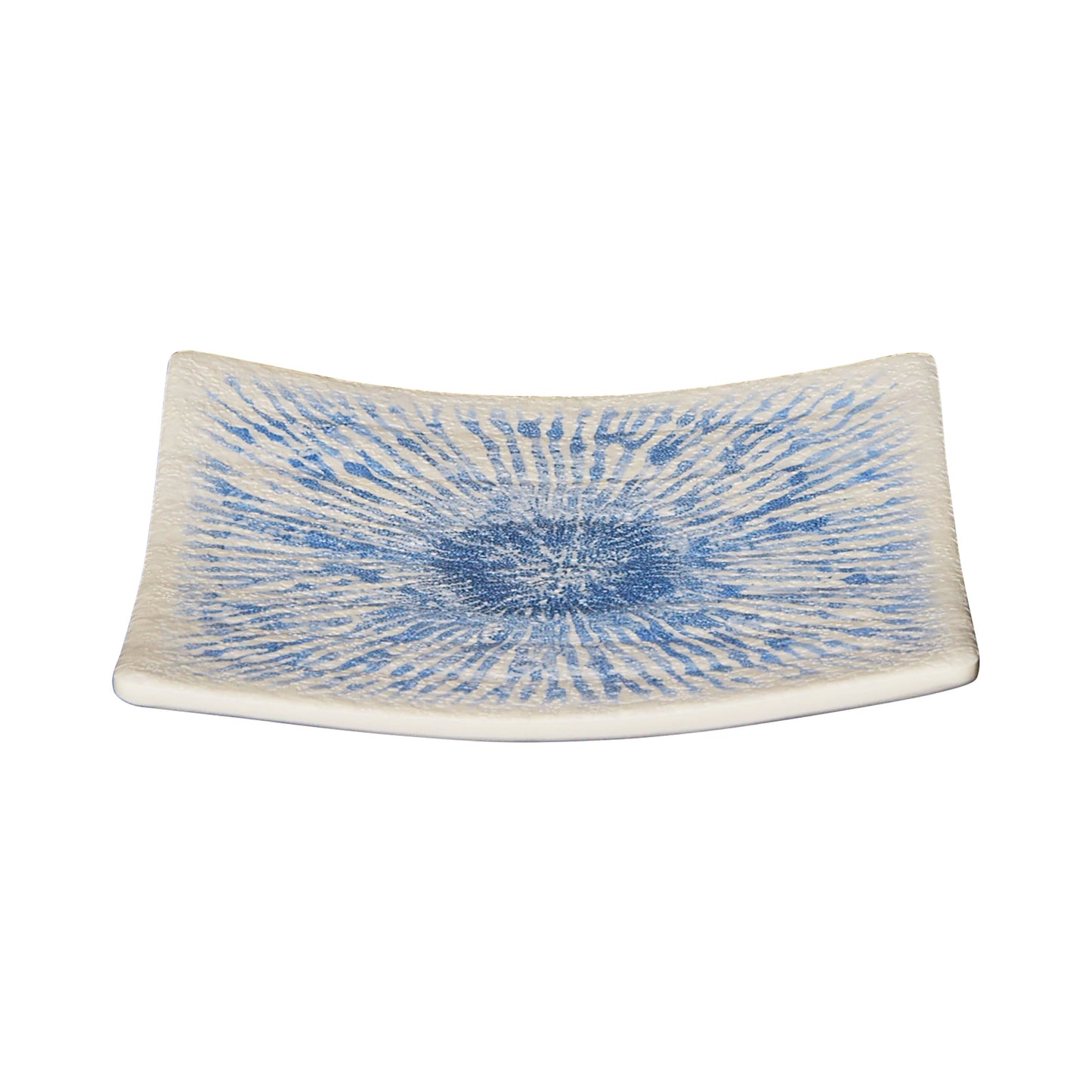 Melamine Square Plate - Catalina Light Blue