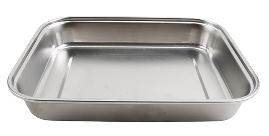 12.67" x 10.21" x 2.00" Rectangular Stainless Steel Liner for CA-010 (0.6mm gauge) (6ea/Set), GET. Heiss