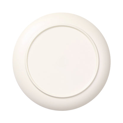 Round Pebble Plate, 9" dia. x 7/8" h., Pebble Top Gloss Sand, Bottom Matte Sand