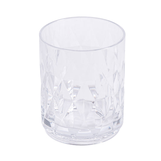 14 oz (14.75 oz Rim-Full) 3.35" Dia. Double Rocks, 4.17" H, GET. Fitzgerald