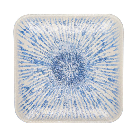 Melamine Square Plate - Catalina Light Blue