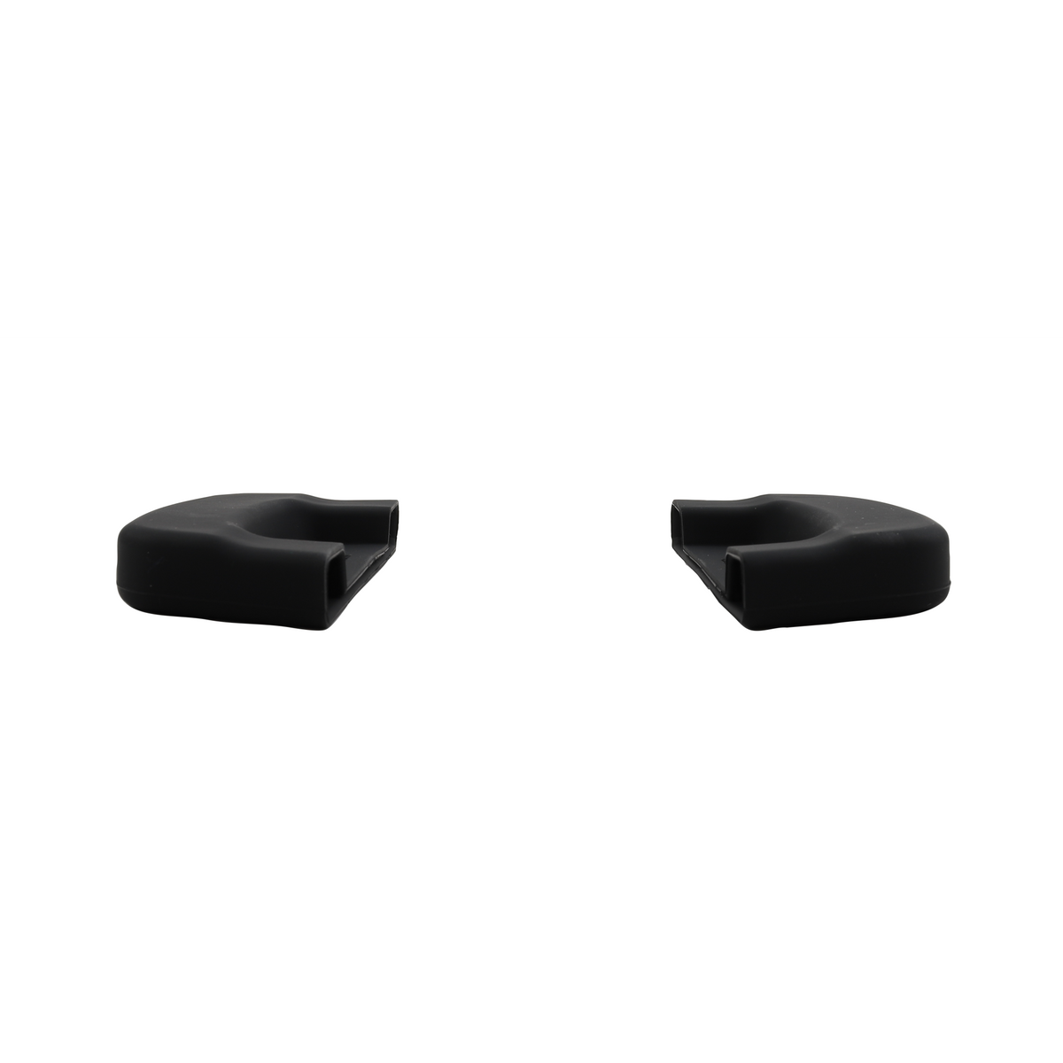 4.66" x 1.97" Black Silicone Handle for Rectangular Heiss Pots Shapes, (Set/1 Pair). GET, Heiss