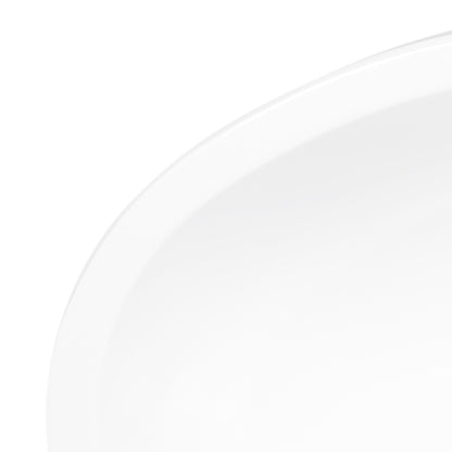 Melamine Long Oval Bowl - White