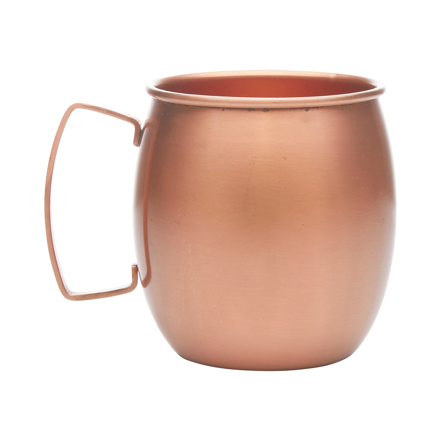 16 oz. Copper-Plated Mug with Brushed Finish