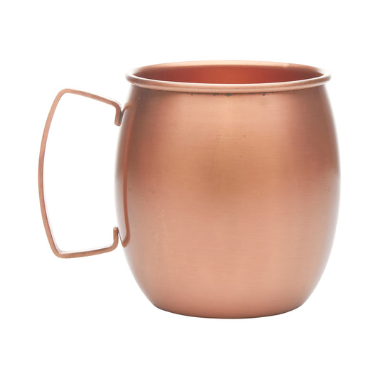 16 oz. Copper-Plated Mug with Brushed Finish