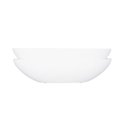 Melamine Long Oval Bowl - White