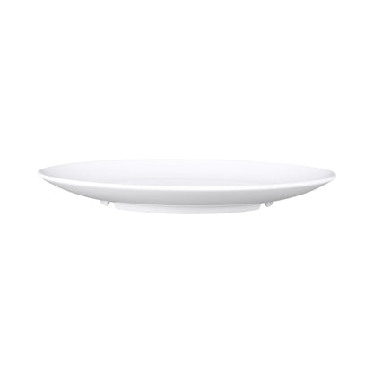 Melamine Round Coupe Plate - White