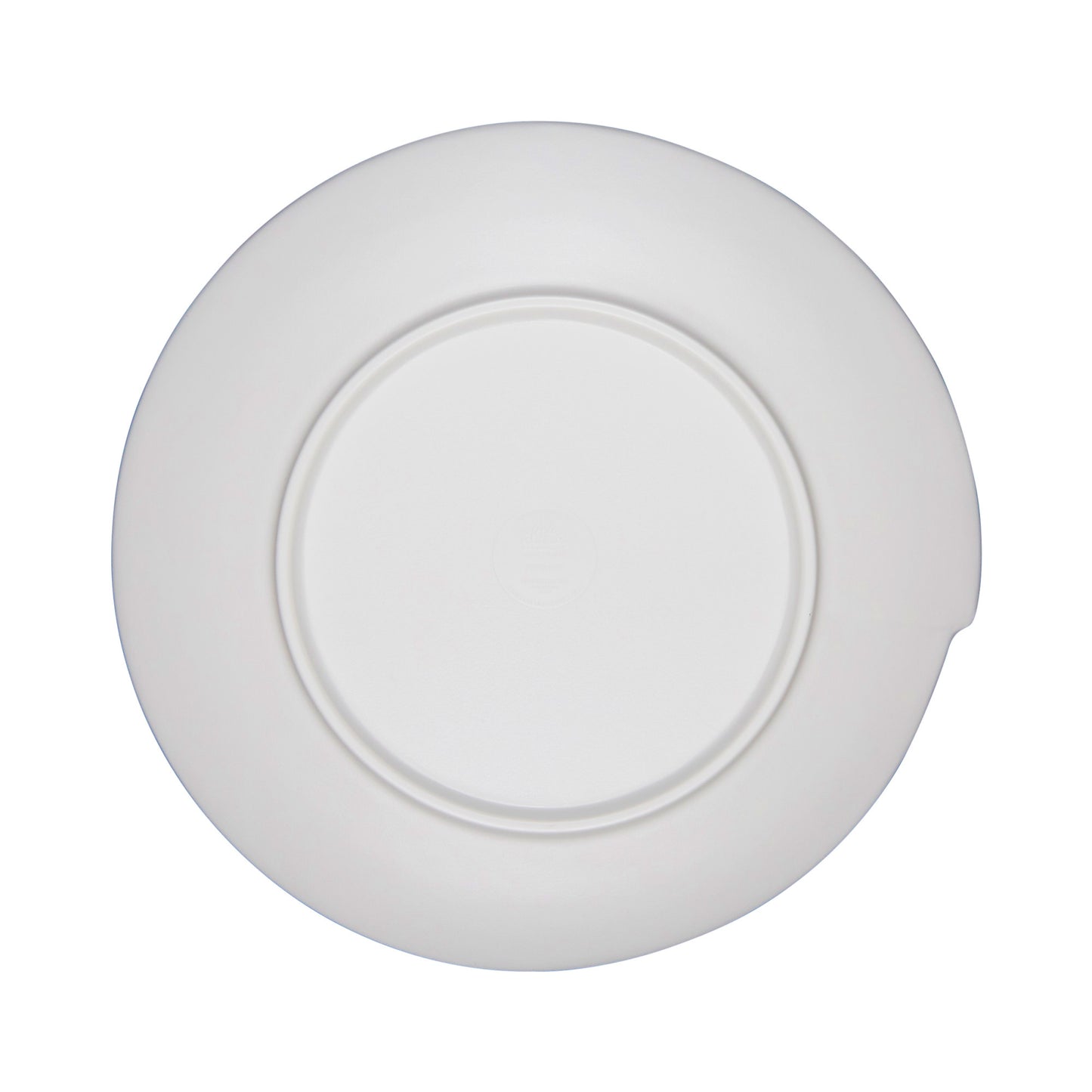 Melamine Irregular Round Plate - Catalina Light Blue
