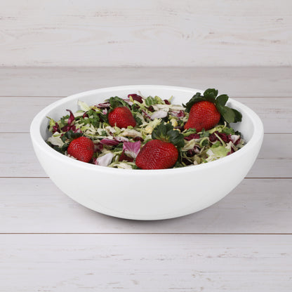 Melamine Round Bowl - White