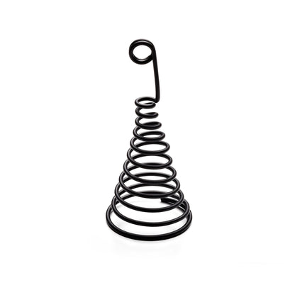 Steel Coated Zinc Spiral Sign Holder - Black