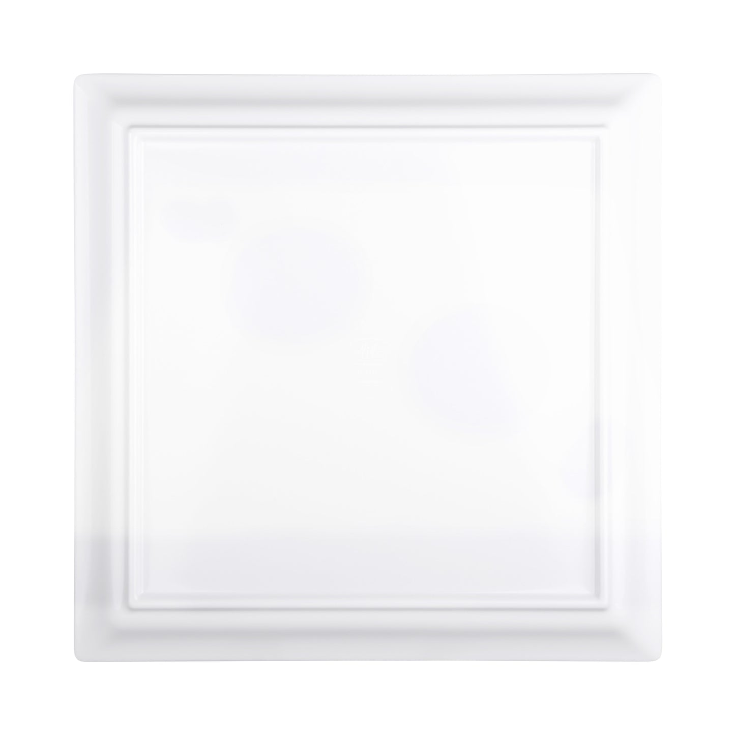 Melamine Square Plate - White