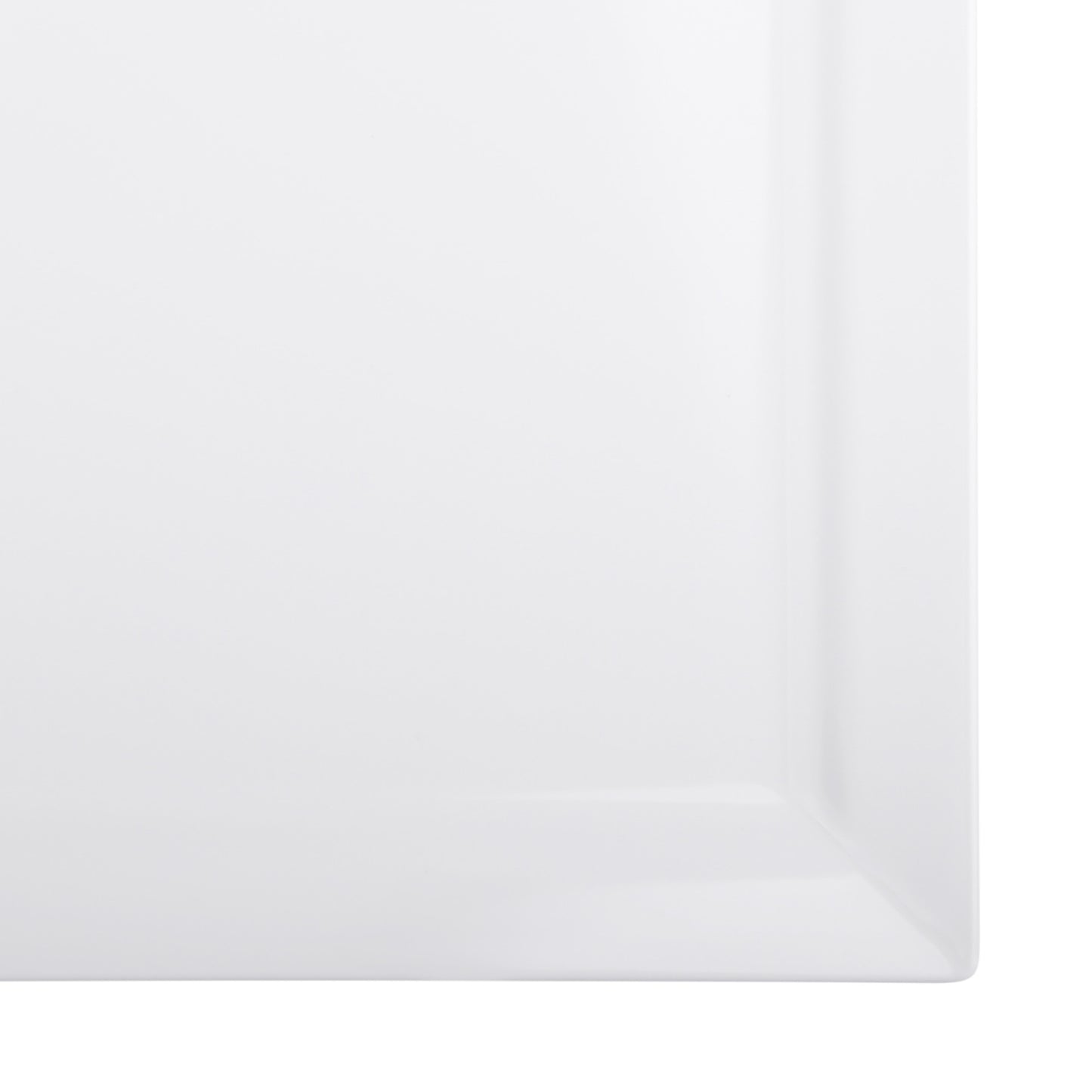 Melamine Square Plate - White