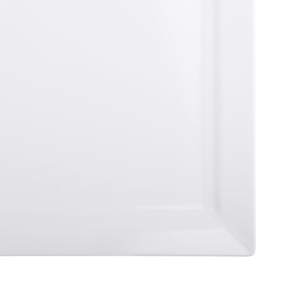 Melamine Square Plate - White
