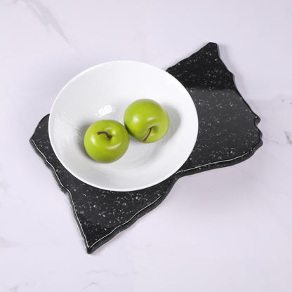Melamine Irregular Shape Display Stone - Black Granite