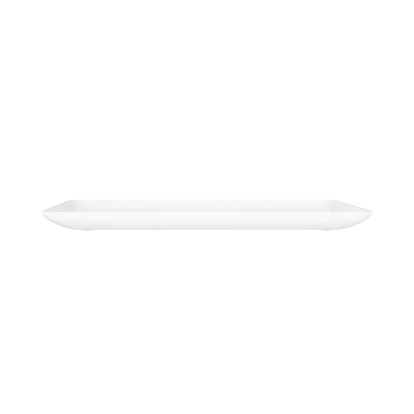 Melamine Rectangular Tray - White