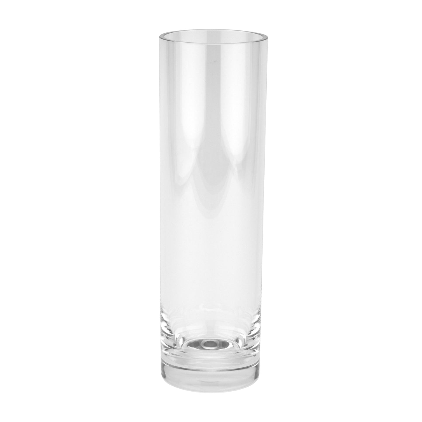 13" Tall, Tabletop, Display, Accent Vase, Break Resistant Plastic, 4" dia., G.E.T. Table Accessories