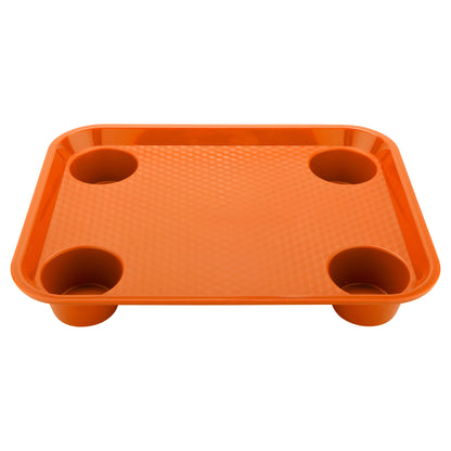 17" x 14" Fast Food Tray/w Holders (12 Pack)