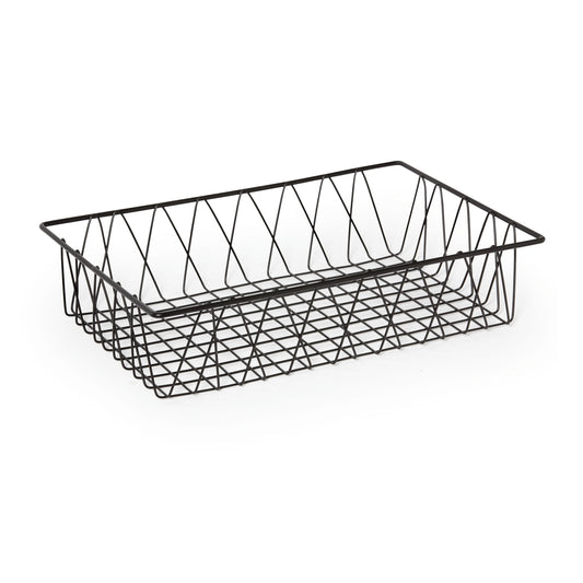18" x 12" Rectangular Wire Pastry Basket, 4" deep (fits IR-900, IR-902, IR-906, IR-907, IR-951, IR-951T, IR-952, IR-952T)