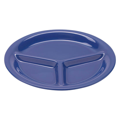 10.25" 3-Compartment Plate (12 Pack)
