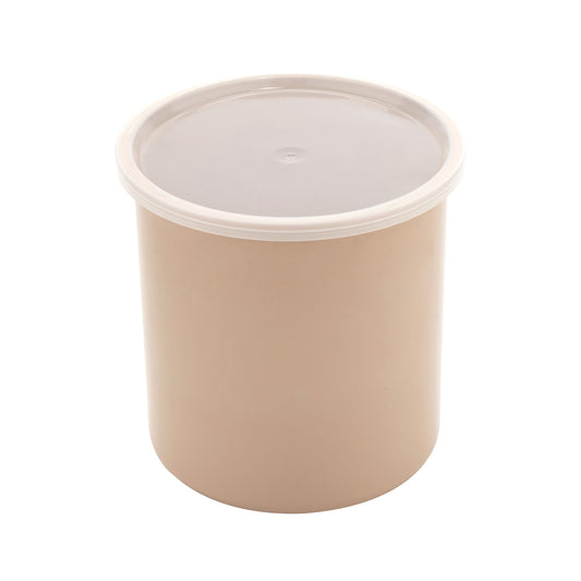 2.7 qt., 6.5" Round Crock w/Lid, 6.5" Deep (12 Pack)