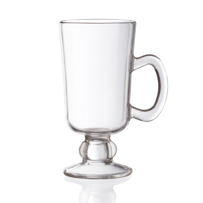 10 oz. (10 oz. Rim-Full), 2.9" dia. (4" w/Handle) Irish Coffee Mug, 5.75" Tall (12 Pack)