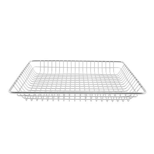 12" x 8" Stackable Rectangular Grid Basket, 1.5" Tall