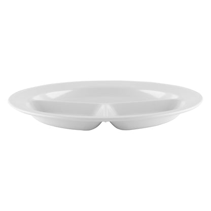11" 3-Compartment Plate (12 Pack)