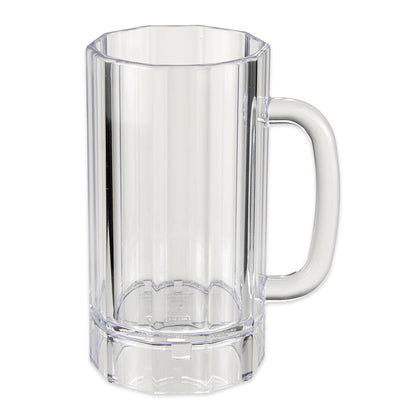 20 oz. (20.25 oz. Rim-Full), 3.5" (5.25" w/handle) Beer Mug, 6.25" Tall (12 Pack)