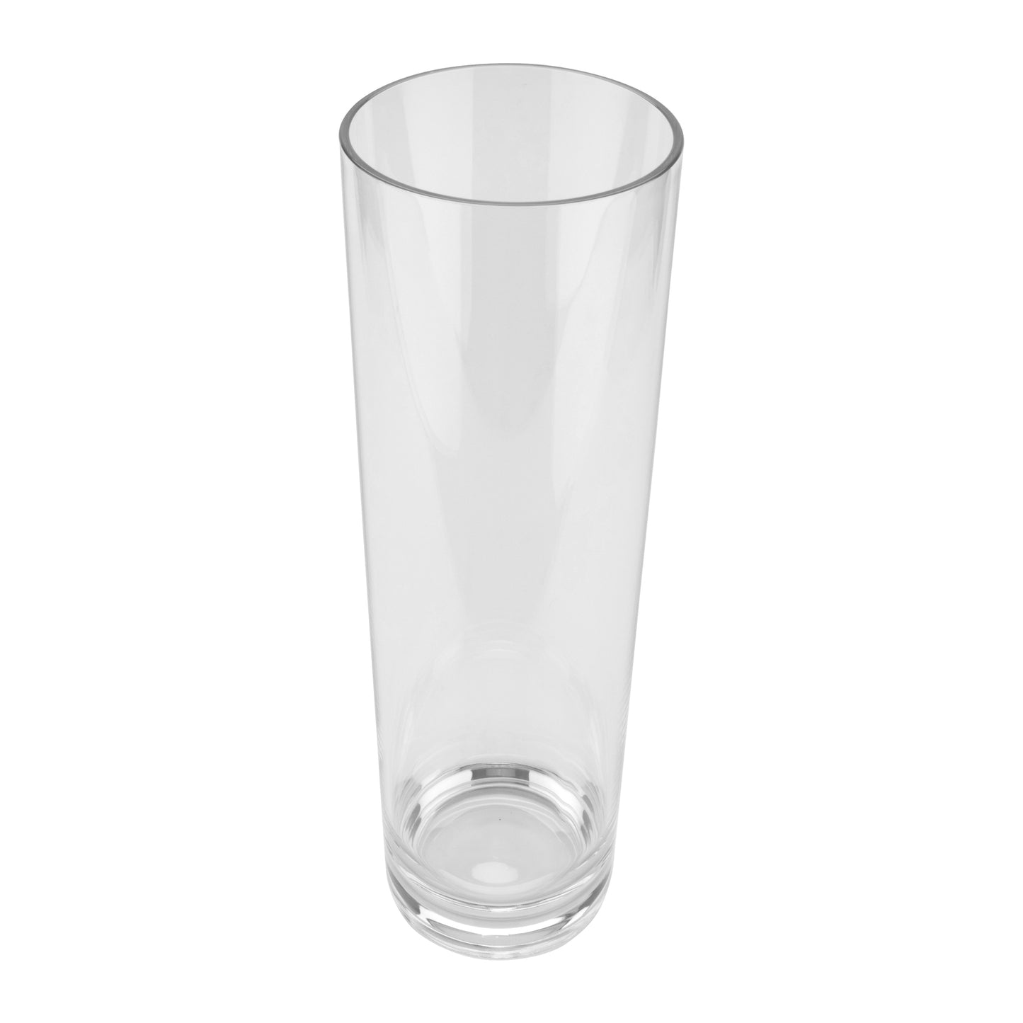 19.75" Tall, Tabletop, Display, Accent Vase, Break Resistant Plastic, 5.75" dia., G.E.T. Table Accessories