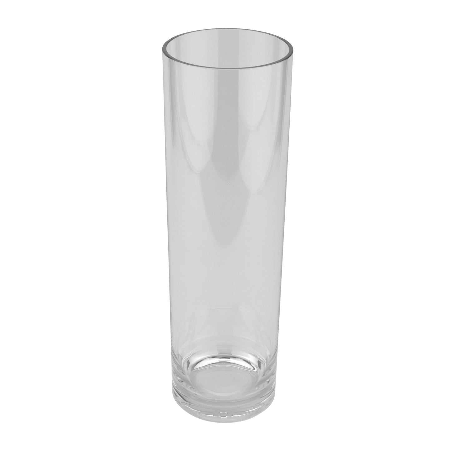 17.75" Tall, Tabletop, Display, Accent Vase, Break Resistant Plastic, 5.25" dia., G.E.T. Table Accessories