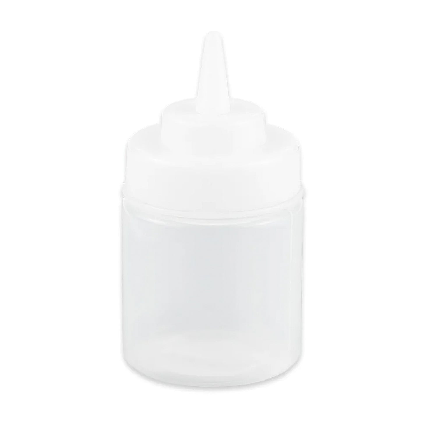 8 oz., 2.75" Wide Mouth Squeeze Bottle, 5.13" Tall (w/lid) (12 Pack)