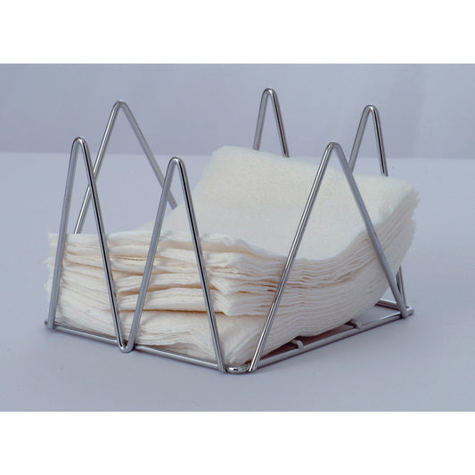 6.25" Chrome Plated Wire Napkin Holder, 4.687" H
