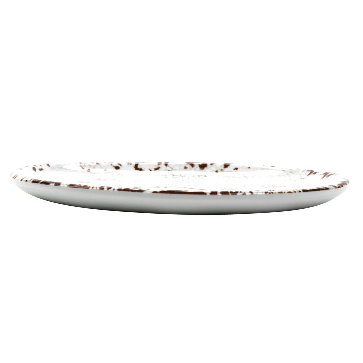 9" Melamine, Irregular Round Coupe Plate, G.E.T French Mill (12 Pack)