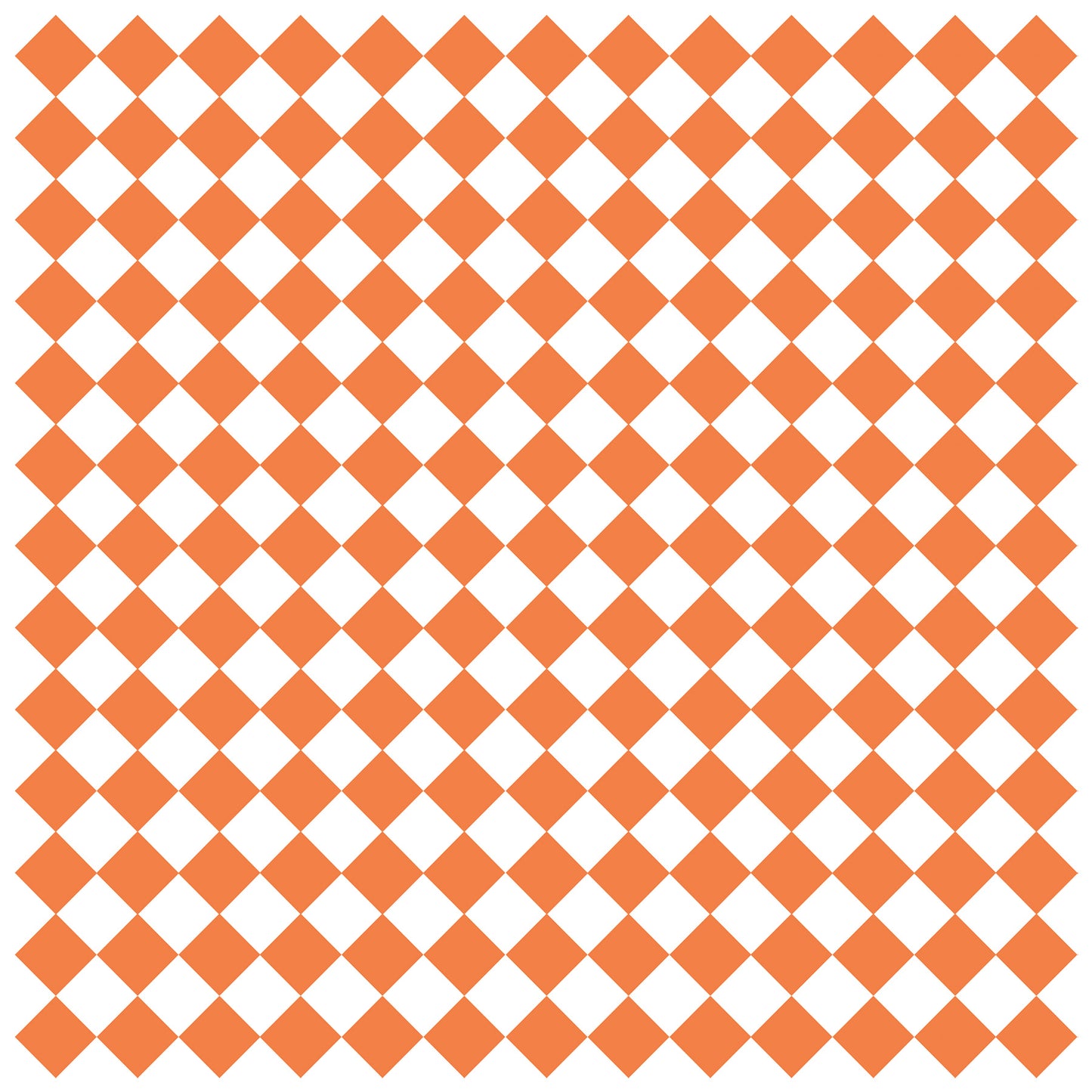 12" x 12" Grease-Resistant Food-Safe Sandwich Wrap Paper / Deli Wrap Paper / Orange Checker on White Paper, 1000 pieces./cs.