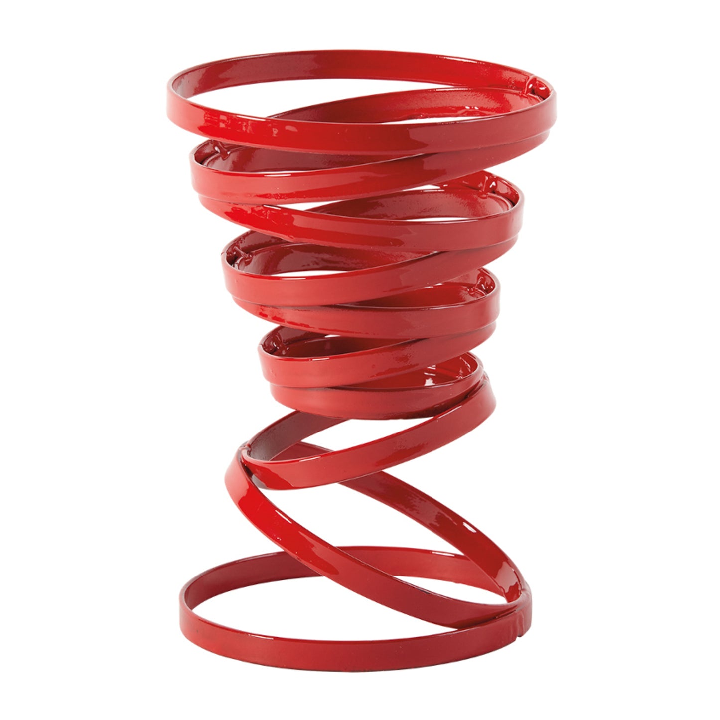 4" Dia., Round Red Wire French Fry Cone Basket, Cyclone, 6" tall