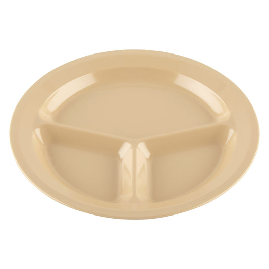 11" 3-Compartment Plate (12 Pack)