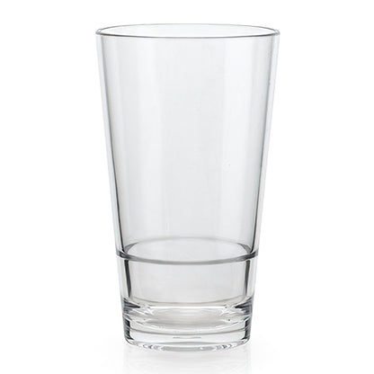 16 oz. (16.45 oz. rim-full), 3.3" Stackable Pint Glass, 5.75" Tall (12 Pack)