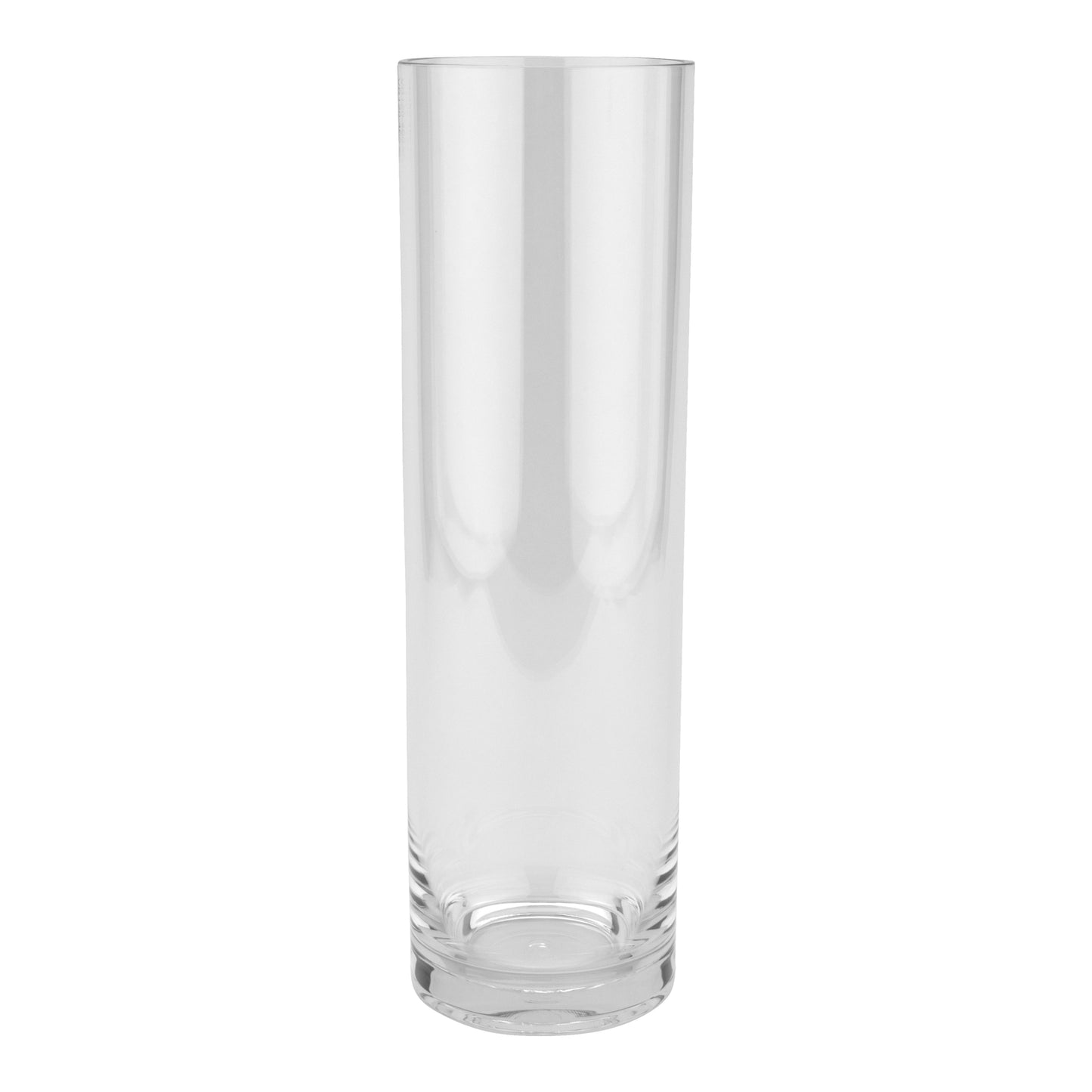 15.75" Tall, Tabletop, Display, Accent Vase, Break Resistant Plastic, 4.75" dia., G.E.T. Table Accessories