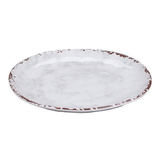 10.5" Irregular Round Coupe Plate (12 Pack)