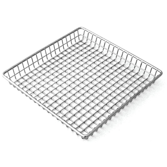 9" Square Grid Basket, 1" Tall