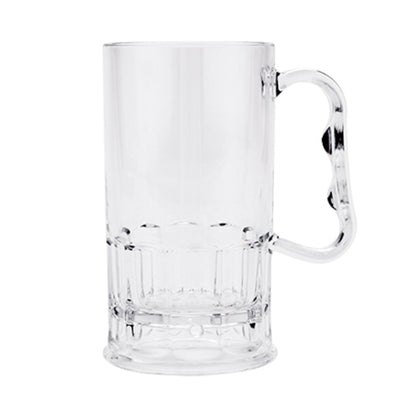 10 oz. (10 oz. Rim-Full), 2.75" (4" w/handle) Beer Mug, 5" Tall (12 Pack)