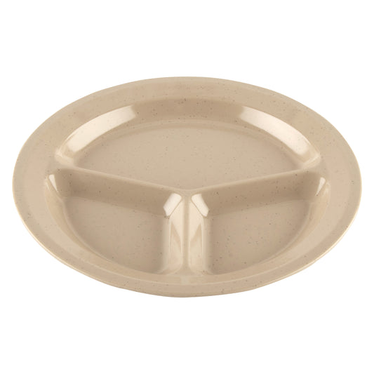 11" 3-Compartment Plate (12 Pack)